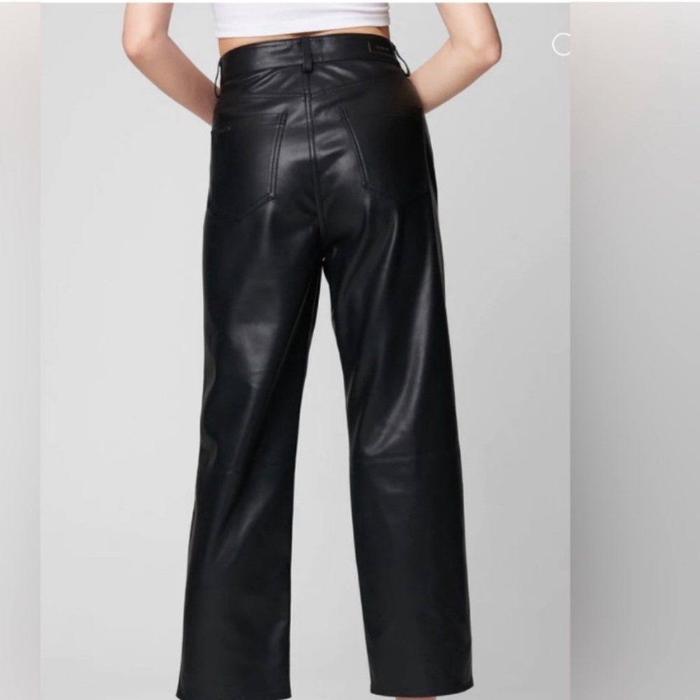 Blank NYC vegan leather Baxter pants size 28 nowhere road - Picture 11 of 12